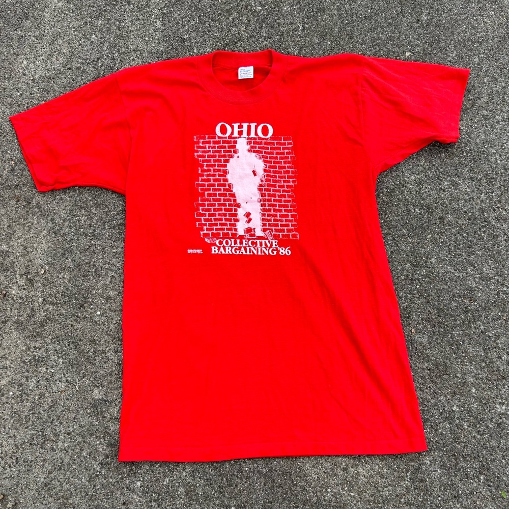 Vintage 1986 Ohio Collective Bargaining Tee